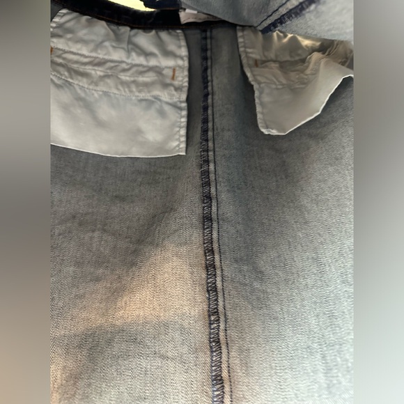 Ann Taylor loft denim skirt - Picture 3 of 5